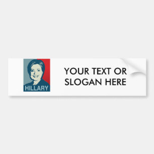 ADESIVO PARA CARRO ESPERANÇA DE HILLARY CLINTON - .PNG