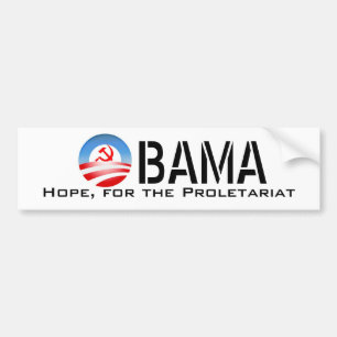 Adesivo Para Carro Esperança de OBAMA…, para o proletariado