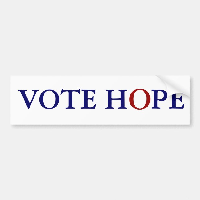 ADESIVO PARA CARRO ESPERANÇA DO VOTO (Frente)