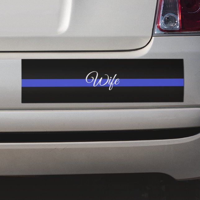 Adesivo Para Carro Esposa da Polícia (Criador carregado)