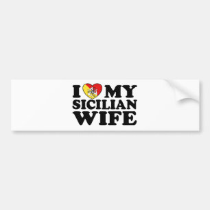 Adesivo Para Carro Esposa siciliano