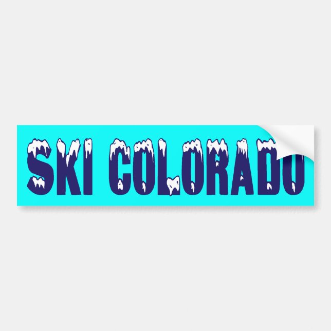 ADESIVO PARA CARRO ESQUI COLORADO (Frente)