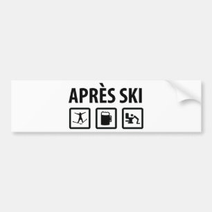 Adesivo Para Carro esqui dos apres