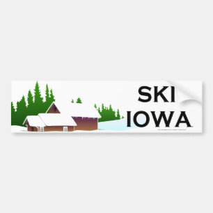 Adesivo Para Carro Esqui SUPERIOR Iowa