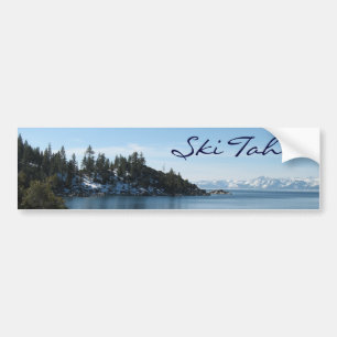 Adesivo Para Carro Esqui Tahoe, vila do declive em Lake Tahoe