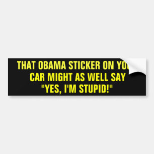 ADESIVO PARA CARRO ESSA ETIQUETA DE OBAMA EM SEU CARRO PÔDE TAMBÉM