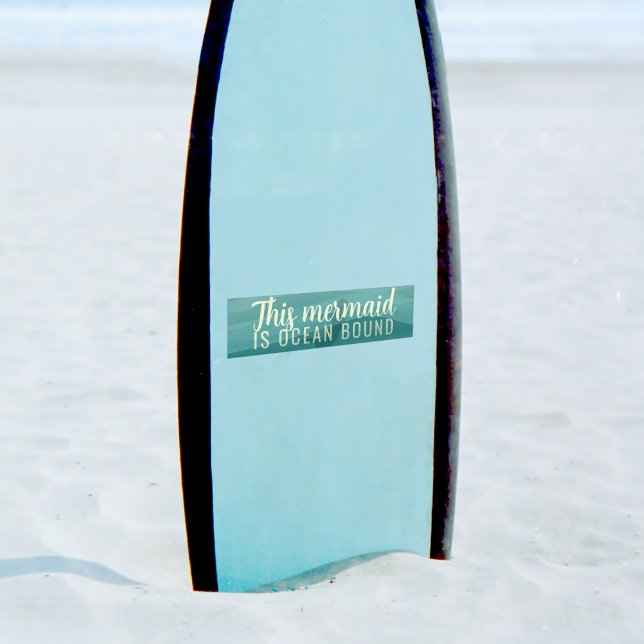 Adesivo Para Carro Esta Sereia é a Vinheta Personalizada de Bumper (Ocean bound? This is the bumper sticker just for you)