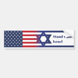 Adesivo Para Carro Estado Americano com bandeira de Israel