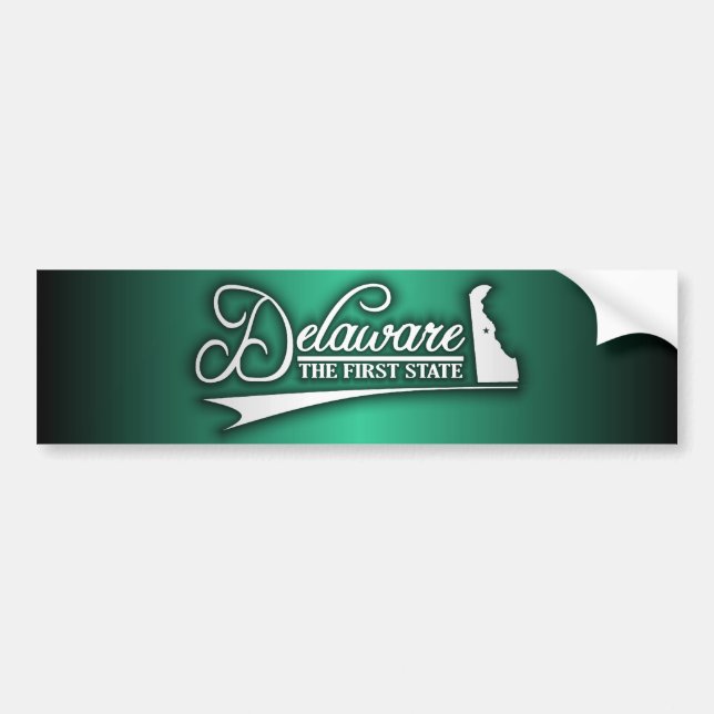 Adesivo Para Carro Estado Delaware das Minas (Frente)