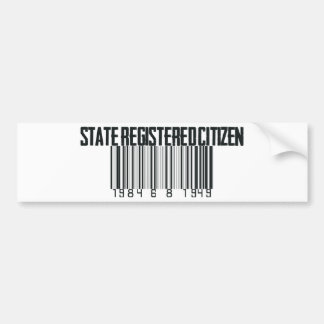 Adesivo Para Carro Estado registrado