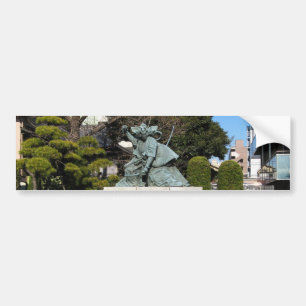 Adesivo Para Carro Estátua de Samurai Kamakura Gongoro Kagemasa Kabu