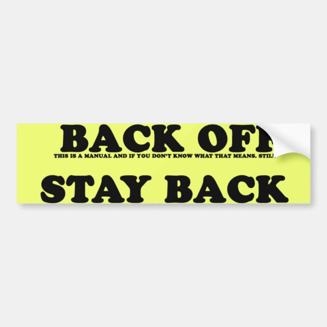 Adesivo Para Carro Este caminhão é um manual (Frente)