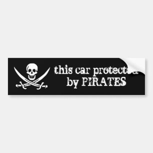Adesivo Para Carro este carro protegido por piratas