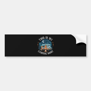 Adesivo Para Carro Este É Meu Camping Hiking Divertido Camper