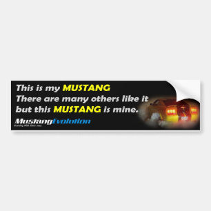 Adesivo Para Carro Este é meu mustang!