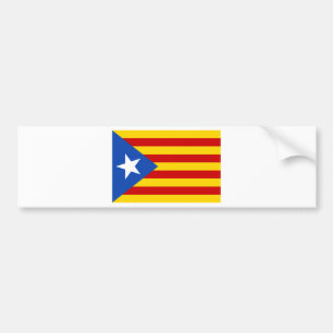 Adesivo Para Carro Estelada, independentista de Catalunya da bandera