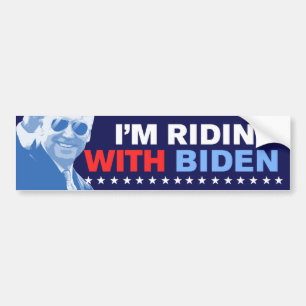 Adesivo Para Carro Estou a caminhar com o Biden 2024