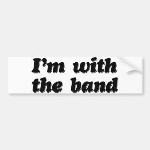 Adesivo Para Carro Estou com a banda