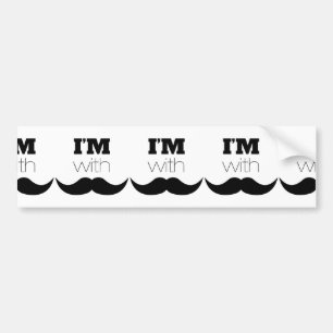 Adesivo Para Carro Estou com bigode