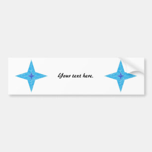 Adesivo Para Carro Estrela Azul