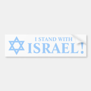 Adesivo Para Carro Estrela Azul Clara de David Pro I com Israel