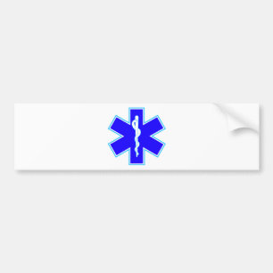 Adesivo Para Carro Estrela da vida (ambulância)