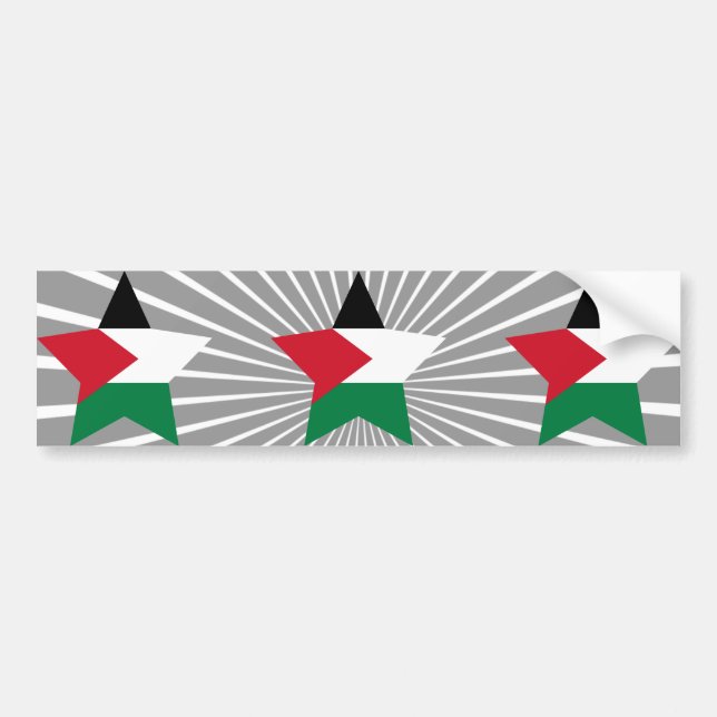 Adesivo Para Carro Estrela de Palestina (Frente)