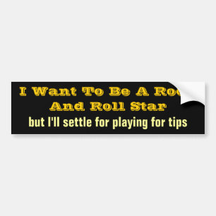 Adesivo Para Carro Estrela do rock and roll