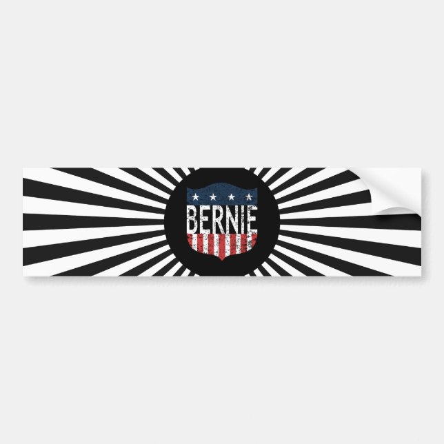 Adesivo Para Carro Estrelas BERNIE e faixas (Frente)