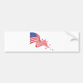 Adesivo Para Carro Estrelas da bandeira americana