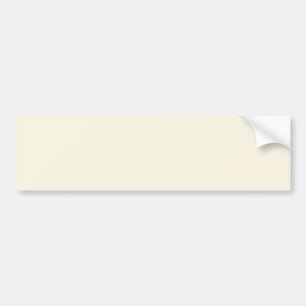 Adesivo Para Carro Eterno - Creme White Bumper Sticker