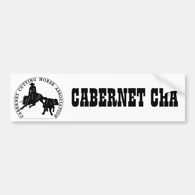 Adesivo Para Carro Etiqueta Cabernet CHA Blanc (Frente)
