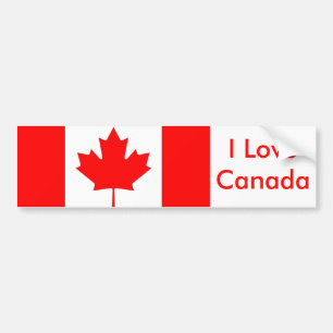 Adesivo Para Carro Etiqueta com a bandeira de Canadá