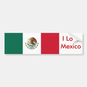 Adesivo Para Carro Etiqueta com a bandeira de México
