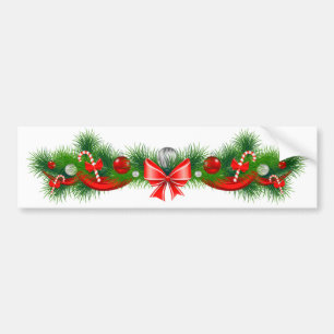 Adesivo Para Carro Etiqueta da decoração do Natal
