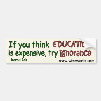 Adesivo Para Carro Etiqueta da ignorância - luz