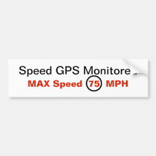 Adesivo Para Carro Etiqueta da velocidade de GPS