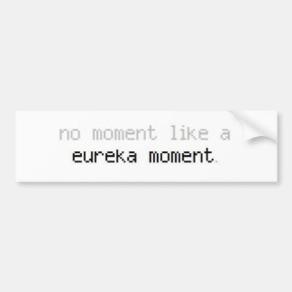 Adesivo Para Carro Etiqueta de Bumber do momento de Eureka