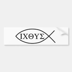 Adesivo Para Carro Etiqueta de Jesus