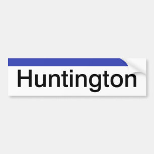 Adesivo Para Carro Etiqueta de LIRR Huntington