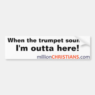 Adesivo Para Carro etiqueta de millionChristians.com Bumber
