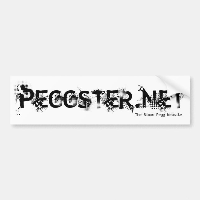 Adesivo Para Carro etiqueta de Peggster.net (Frente)