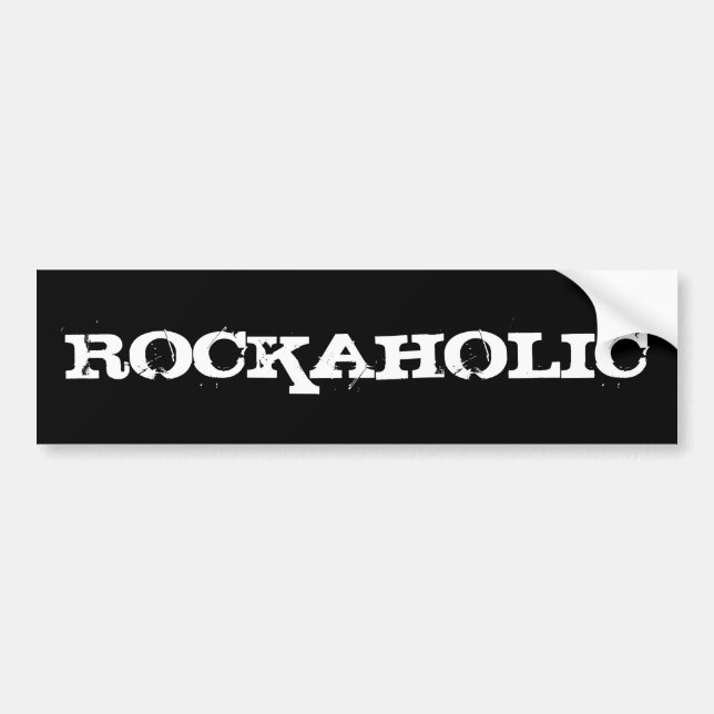Adesivo Para Carro Etiqueta de ROCKAHOLIC Bumbper (Frente)