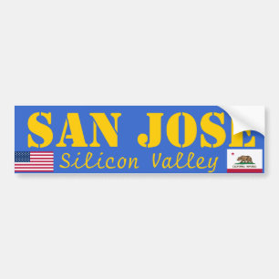 Adesivo Para Carro Etiqueta de San Jose Silicon Valley