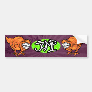 Adesivo Para Carro Etiqueta de SK8 Dino