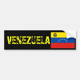 ADESIVO PARA CARRO ETIQUETA DE VENEZUELA BUMBER