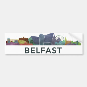 Adesivo Para Carro Etiqueta do bumber de Belfast