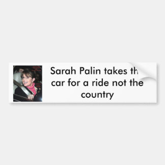 Adesivo Para Carro etiqueta do bumber do sarah_palinride, Sarah Palin