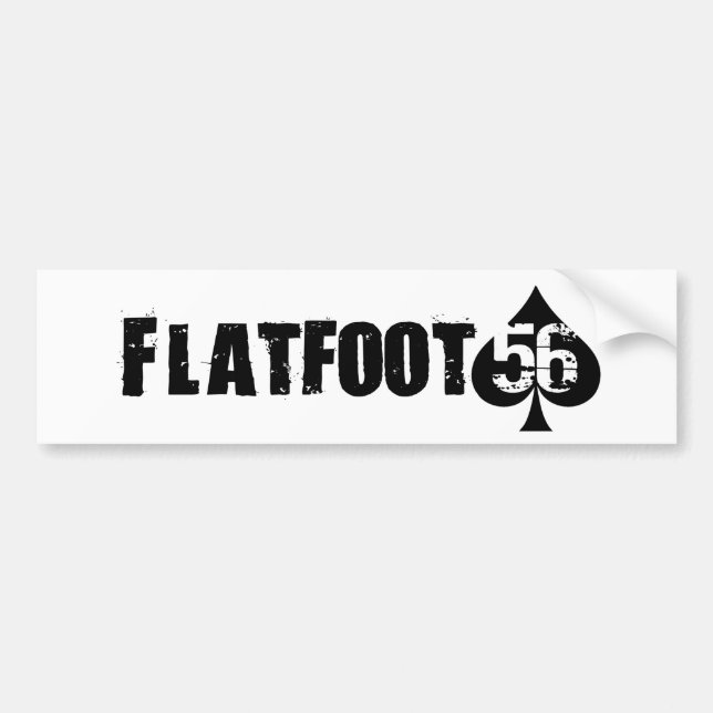 Adesivo Para Carro etiqueta do flatfoot 56 (Frente)