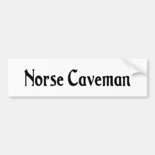 Adesivo Para Carro Etiqueta do homem das cavernas dos noruegueses